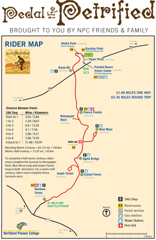 Pedal the Petrified Map 2025 Pedal the Petrified Map 2025