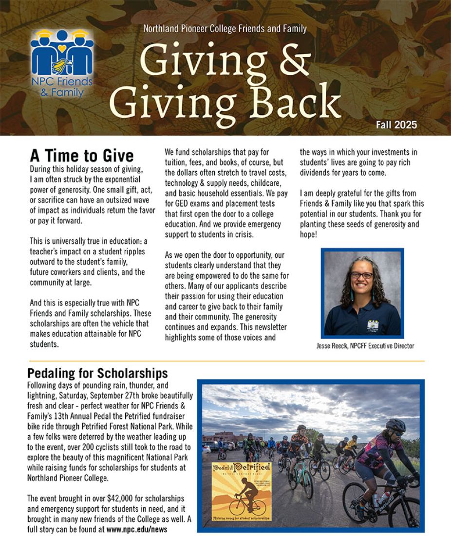 Friends & Family Fall Newsletter Friends & Family Fall Newsletter