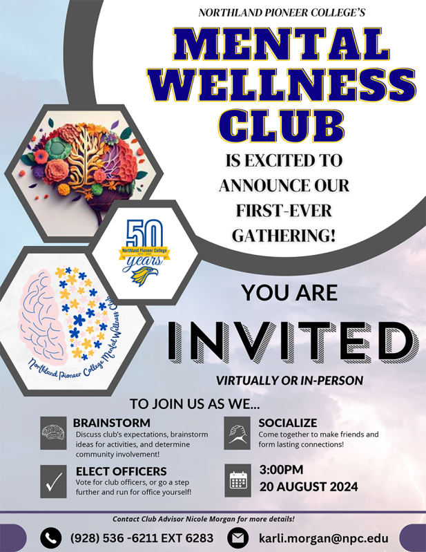 Mental Wellness Club Flyer